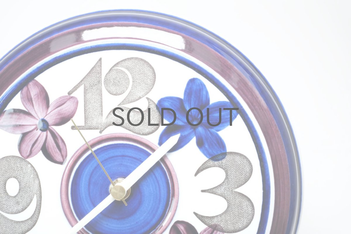 画像2: Rorstrand/ロールストランド/壁掛け時計/花＆数字 (2)