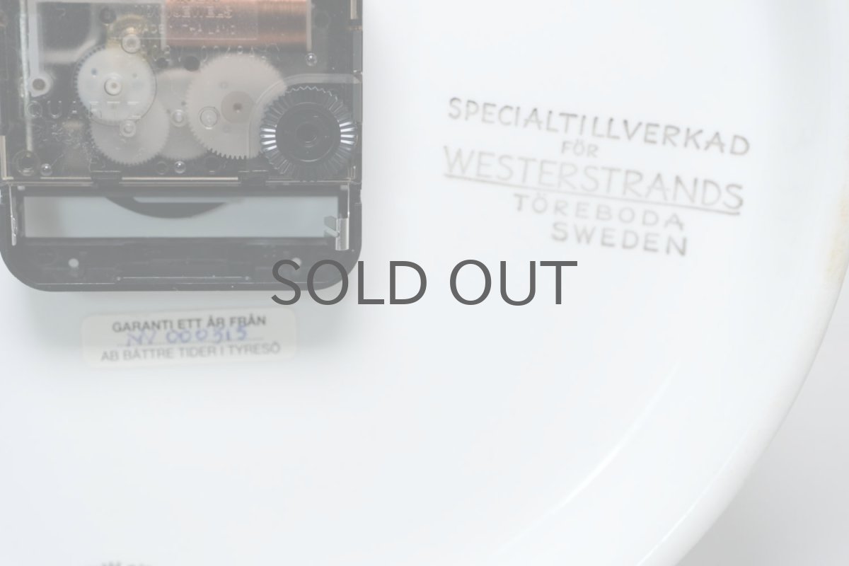 画像7: Rorstrand/ロールストランド/壁掛け時計/花＆数字 (7)