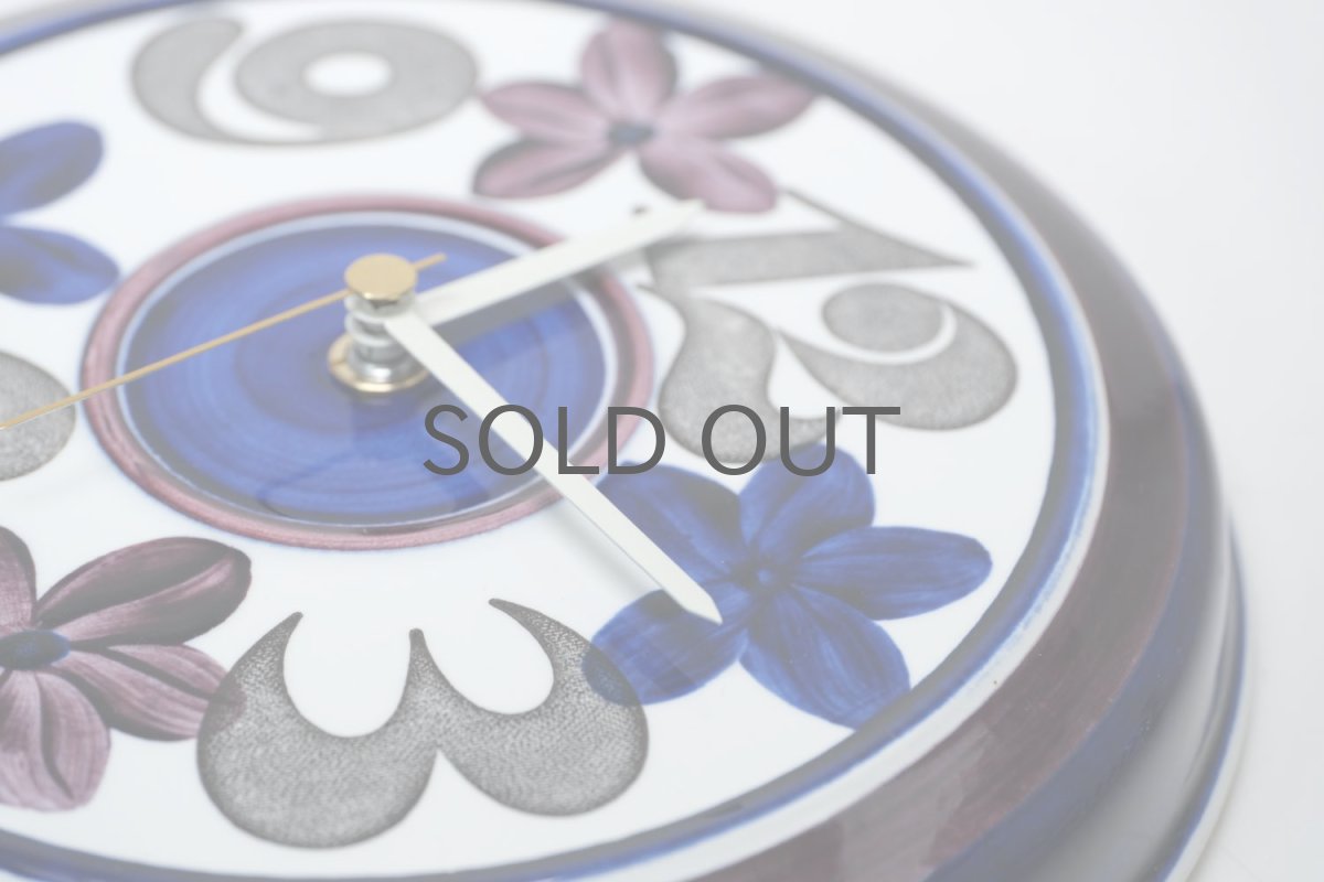 画像5: Rorstrand/ロールストランド/壁掛け時計/花＆数字 (5)