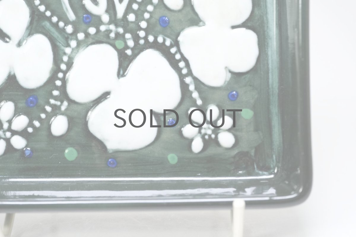 画像3: Rorstrand/ロールストランド/Sylvia Leuchovius/シルヴィア・レイショブス/陶板/壁掛け/花 (3)