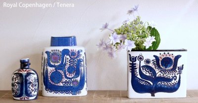 画像1: ロイヤルコペンハーゲン/Royal Copenhagen/Tenera/テネラ/フラワーベース/Lサイズ