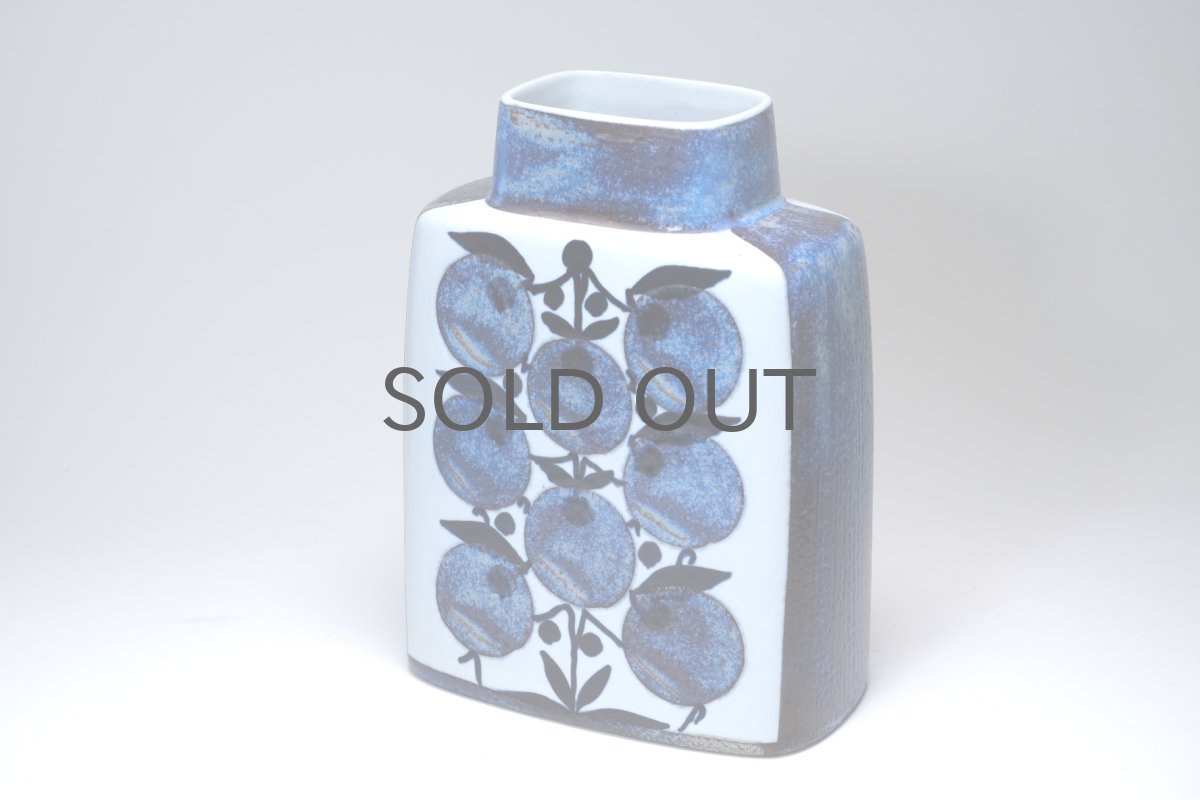 画像2:  ロイヤルコペンハーゲン/Royal Copenhagen /Tenera /テネラ/ブルーベリー/フラワーベース /Lサイズ (2)