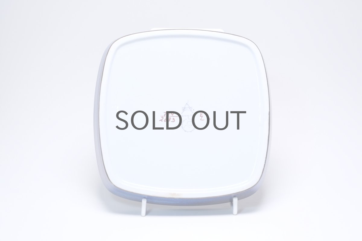 画像5:  ロイヤルコペンハーゲン/Royal Copenhagen /Baca/バッカ/Nils Thorsson/スクエアープレート/Mサイズ (5)