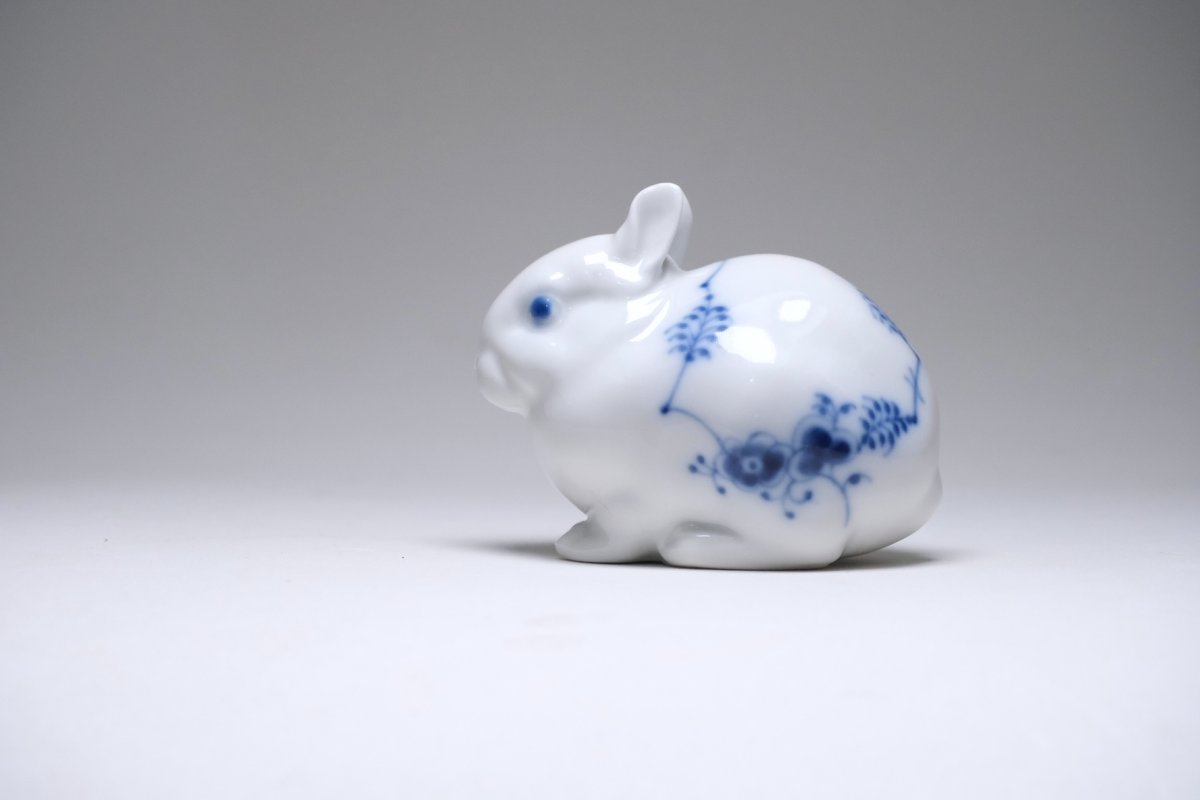 画像1: ロイヤルコペンハーゲン/Royal Copenhagen / Blue Fluted / フィギュリン/子ウサギ (1)