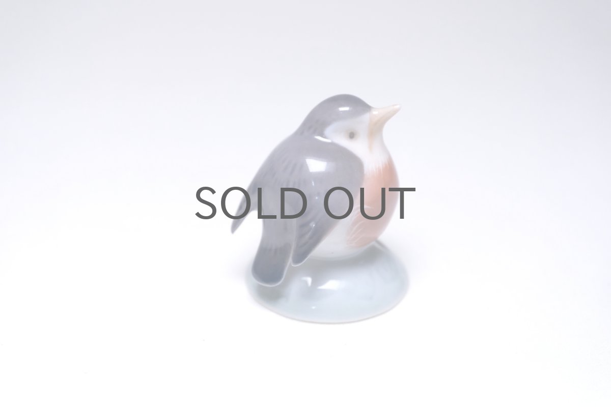 画像4: ロイヤルコペンハーゲン/Royal Copenhagen / フィギュリン / 小鳥 /コマドリ (4)