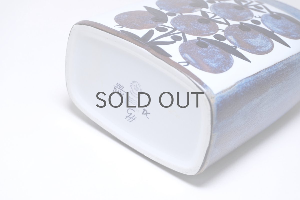 画像9:  ロイヤルコペンハーゲン/Royal Copenhagen /Tenera /テネラ/ブルーベリー/フラワーベース /Lサイズ (9)