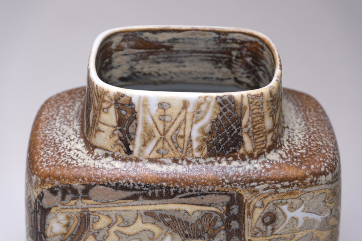 画像5: 北欧ビンテージ/ロイヤルコペンハーゲン/Royal Copenhagen/Baca/バッカ/ニルス トーソン/フラワーベース/ベージュ系 (5)