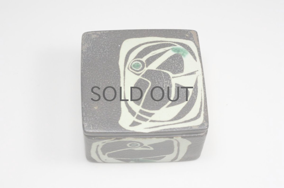 画像3: ロイヤルコペンハーゲン/Royal Copenhagen/Baca/バッカ/Johanne Gerber/レア蓋付きスクエアーボックス (3)