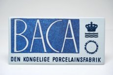 画像1: 北欧ビンテージ/ロイヤルコペンハーゲン/Royal Copenhagen/BACA/バッカ/ブランドロゴ/ブランドサイン (1)
