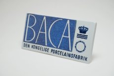 画像2: 北欧ビンテージ/ロイヤルコペンハーゲン/Royal Copenhagen/BACA/バッカ/ブランドロゴ/ブランドサイン (2)