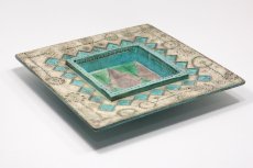 画像2: 北欧ビンテージ/北欧アート/Rut Bryk/ルート・ブリュック/Ashtray/アートオブジェクト/31cm/ブルー系 (2)