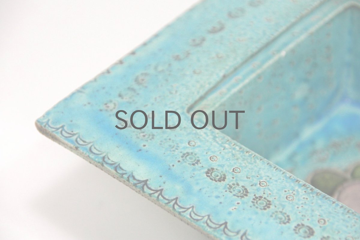 画像4: 北欧ビンテージ/北欧アート/Rut Bryk/ルート・ブリュック/Ashtray/アートオブジェクト/15cm/ブルー系 (4)