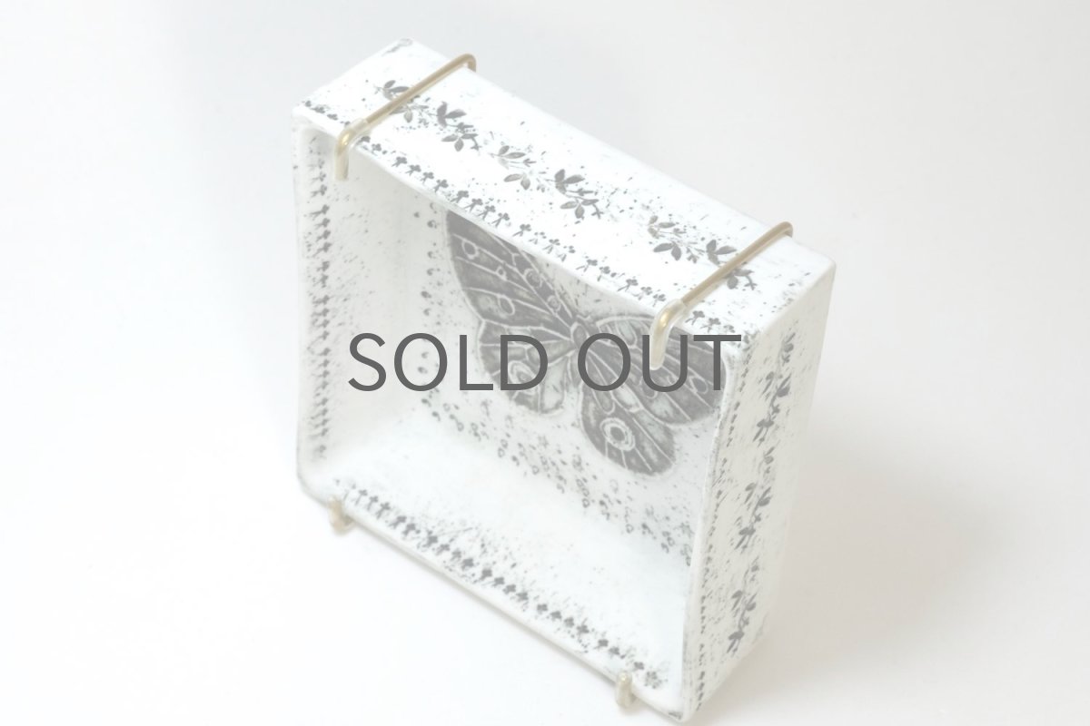 画像4: 北欧ビンテージ/北欧アート/Rut Bryk/ルート・ブリュック/アートオブジェクト/バタフライ/ブラック&ホワイト (4)