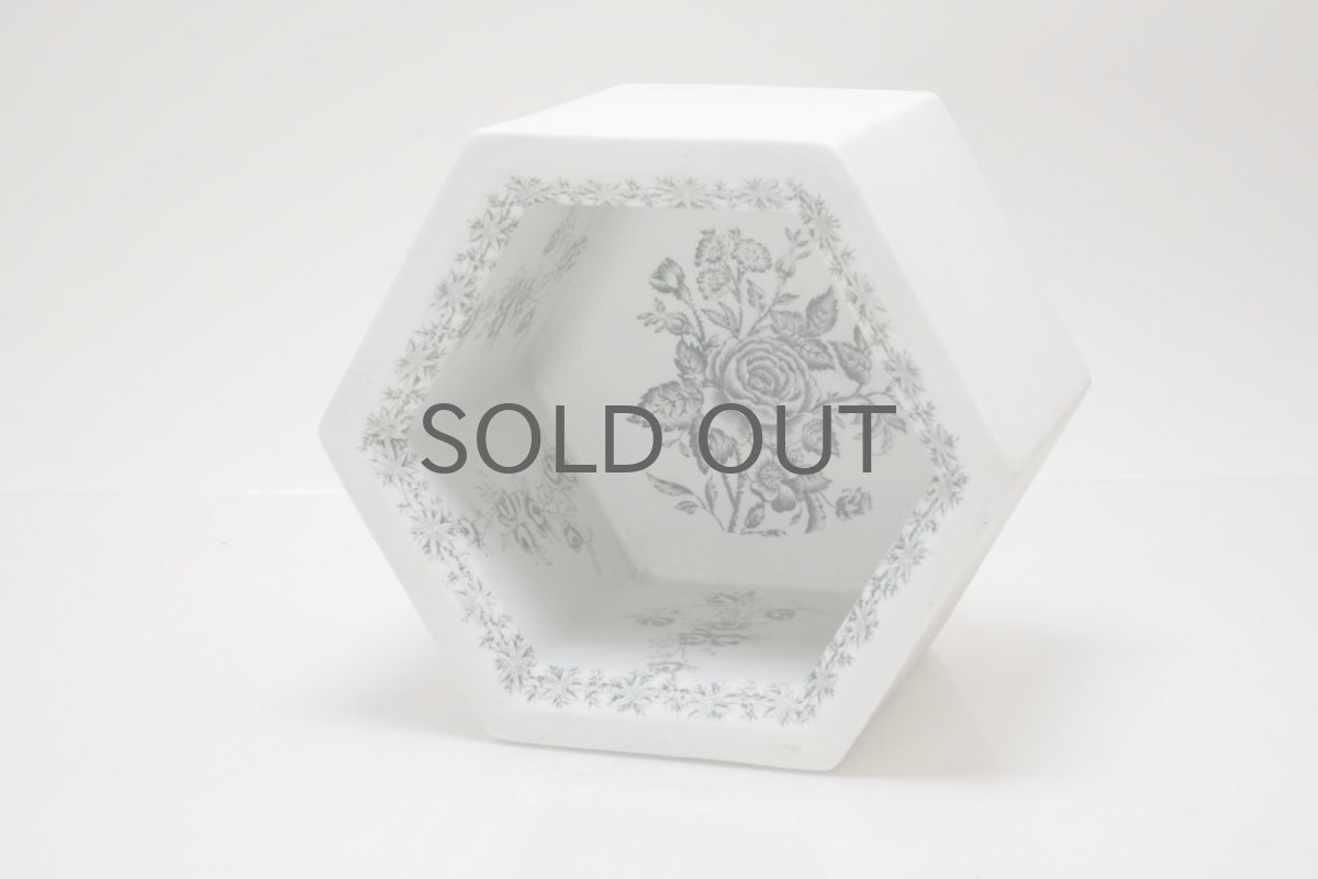 画像2: 北欧ビンテージ/北欧アート/Rut Bryk/ルート・ブリュック/ヘキサゴンモジュール/ダークグリーン (2)