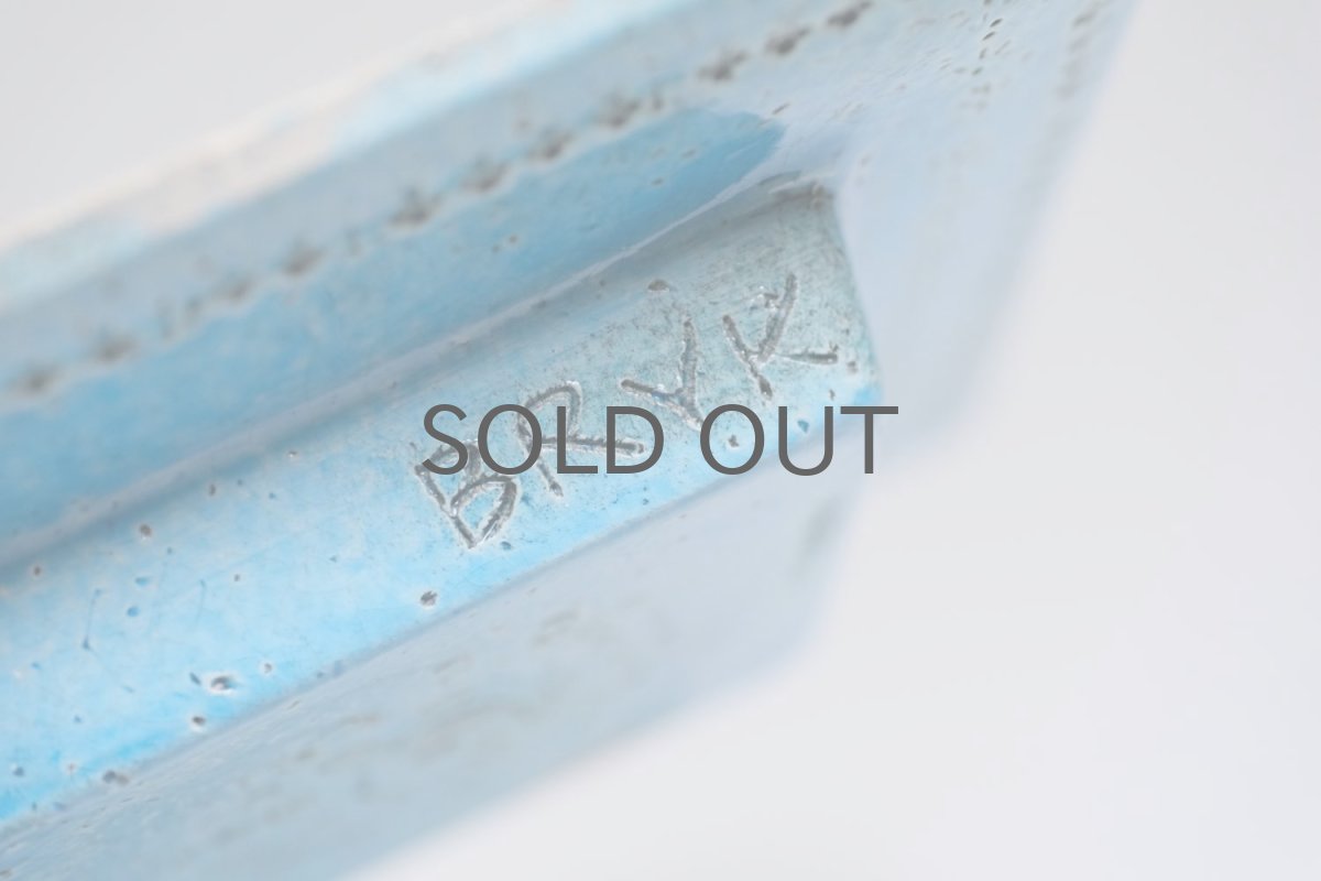 画像7: 北欧ビンテージ/北欧アート/Rut Bryk/ルート・ブリュック/Ashtray/アートオブジェクト/11cm/ブルー系 (7)