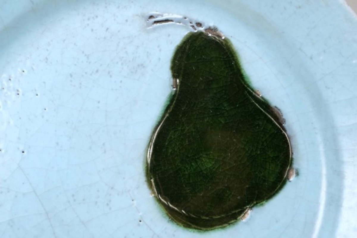 画像3: 北欧ビンテージ/北欧アート/Rut Bryk/ルート・ブリュック/ペア&チェリープレート (3)