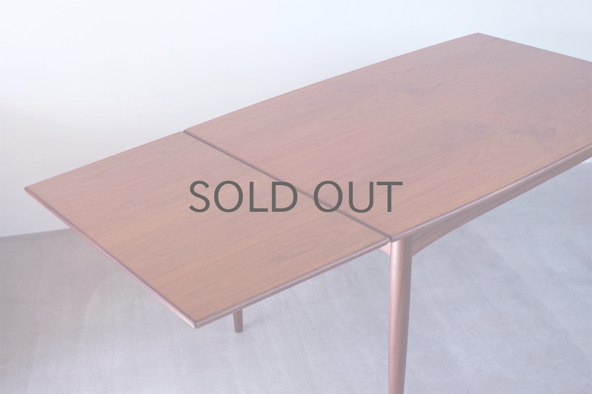 画像9: 北欧ビンテージ家具/デンマーク製 /ダイニングテーブル/チーク/エクステンション付き/W135cm (9)