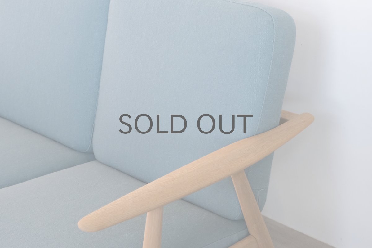 画像6: 北欧ビンテージ家具/ハンス J ウェグナー/GE240/3人掛けソファー/オーク/張替え済 (6)