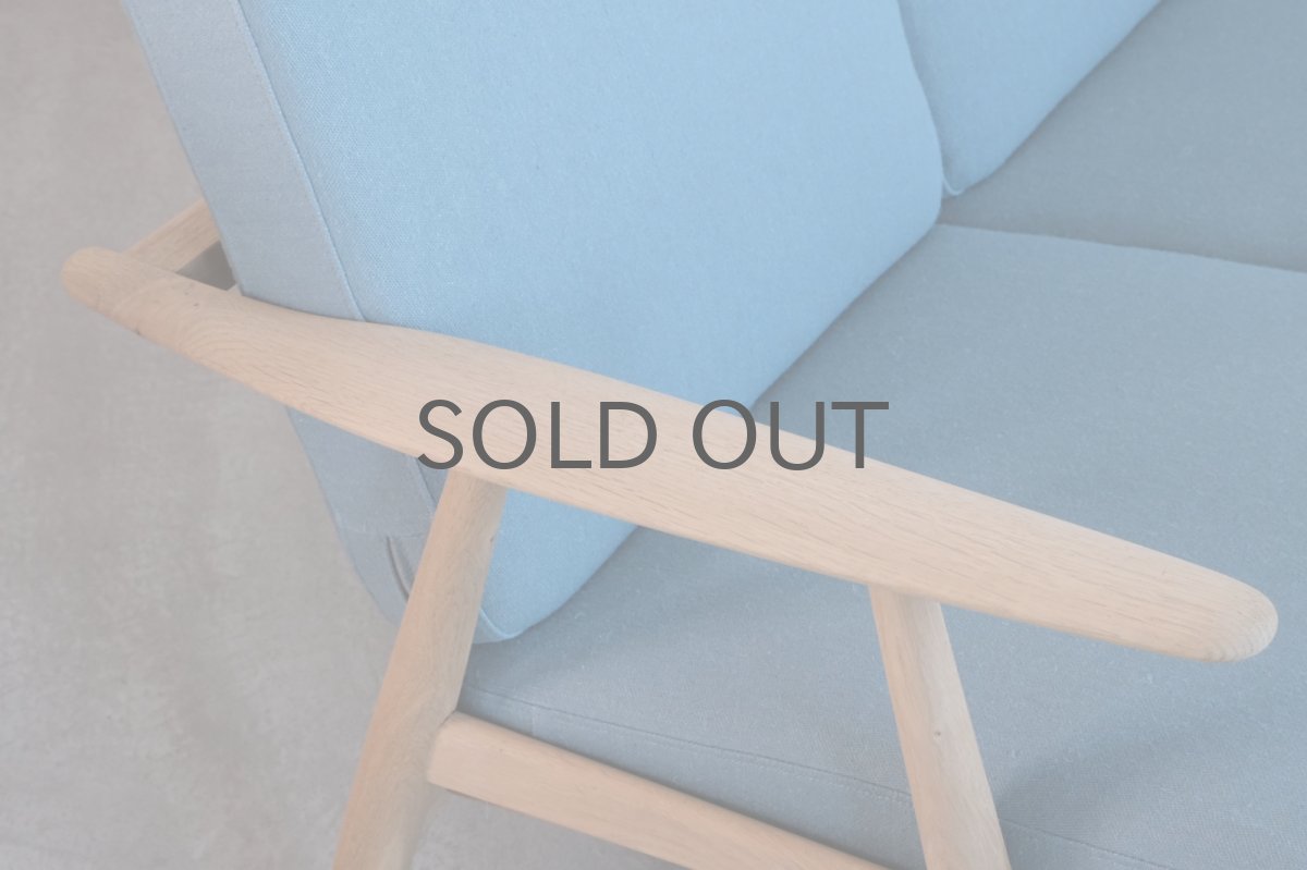 画像9: 北欧ビンテージ家具/ハンス J ウェグナー/GE240/3人掛けソファー/オーク/張替え済 (9)