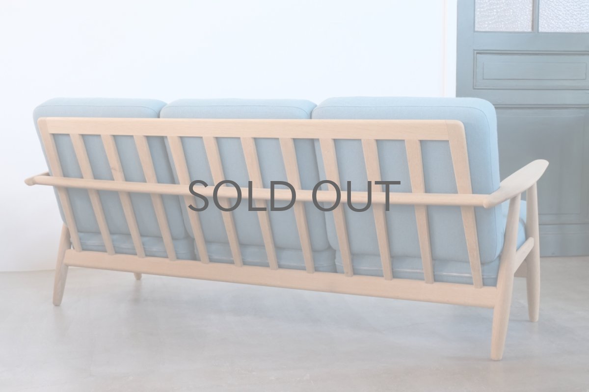 画像10: 北欧ビンテージ家具/ハンス J ウェグナー/GE240/3人掛けソファー/オーク/張替え済 (10)