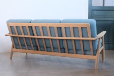 画像10: 北欧ビンテージ家具/ハンス J ウェグナー/GE240/3人掛けソファー/オーク/張替え済 (10)