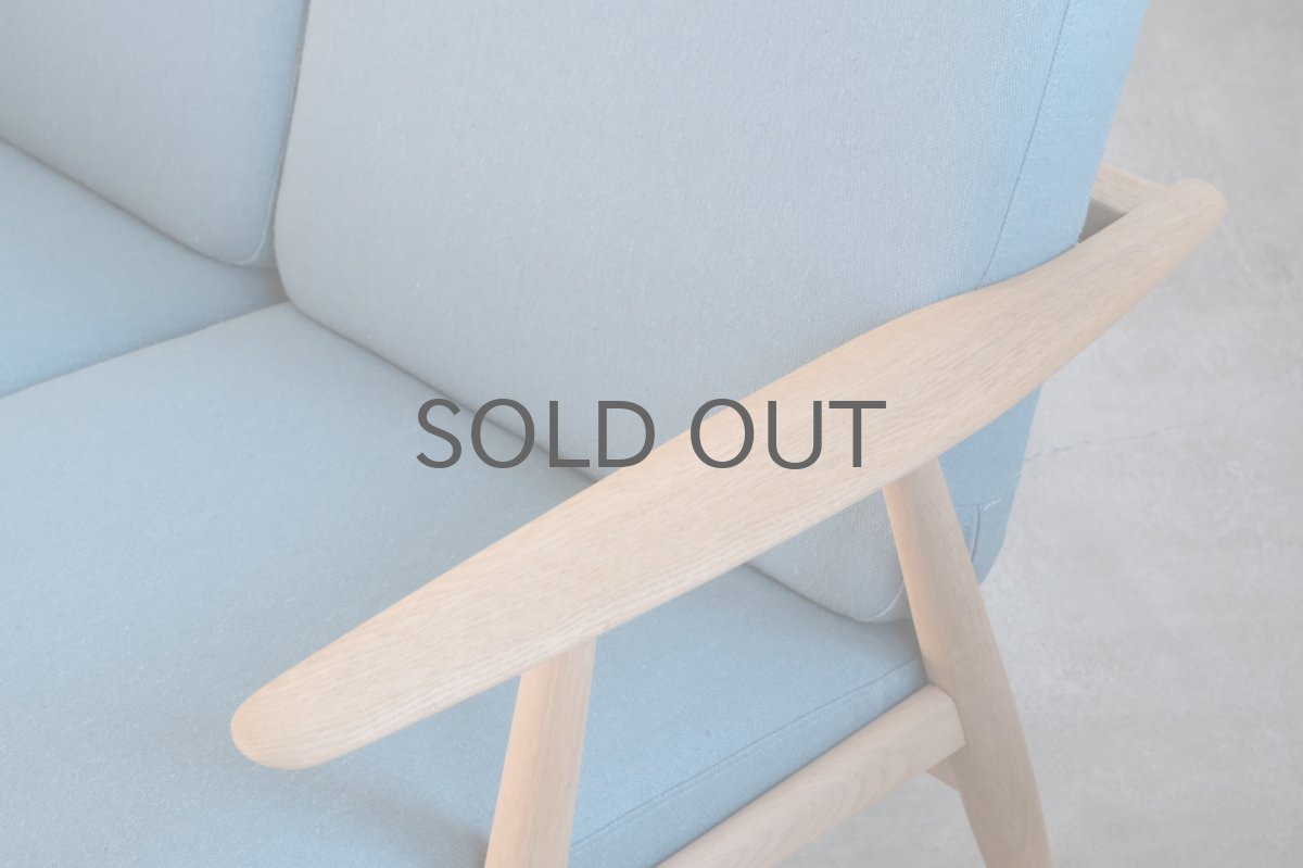 画像7: 北欧ビンテージ家具/ハンス J ウェグナー/GE240/3人掛けソファー/オーク/張替え済 (7)