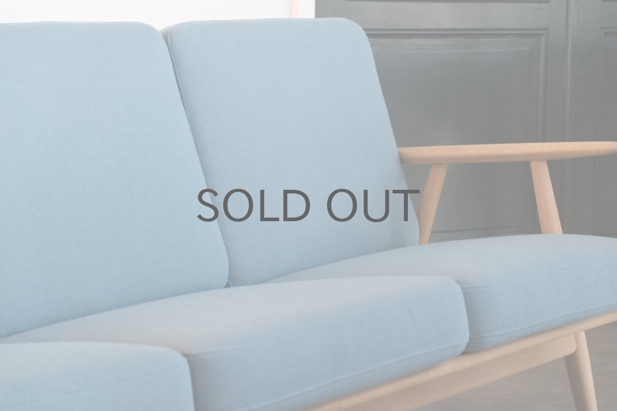 画像5: 北欧ビンテージ家具/ハンス J ウェグナー/GE240/3人掛けソファー/オーク/張替え済 (5)