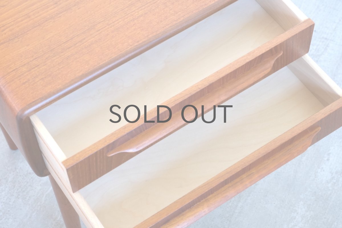 画像8: ビンテージ北欧家具/デンマーク製/Johannes Andersen/ヨハネス・アンダーセン/スモールチェスト/チーク (8)