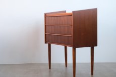 画像3: 北欧ビンテージ家具/デンマーク製/チェスト/チーク/３段  (3)