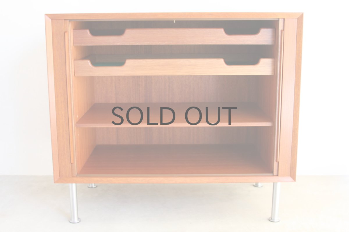 画像2: 北欧ビンテージ家具/デンマーク　キャビネット　ジャバラ　No.5 (2)