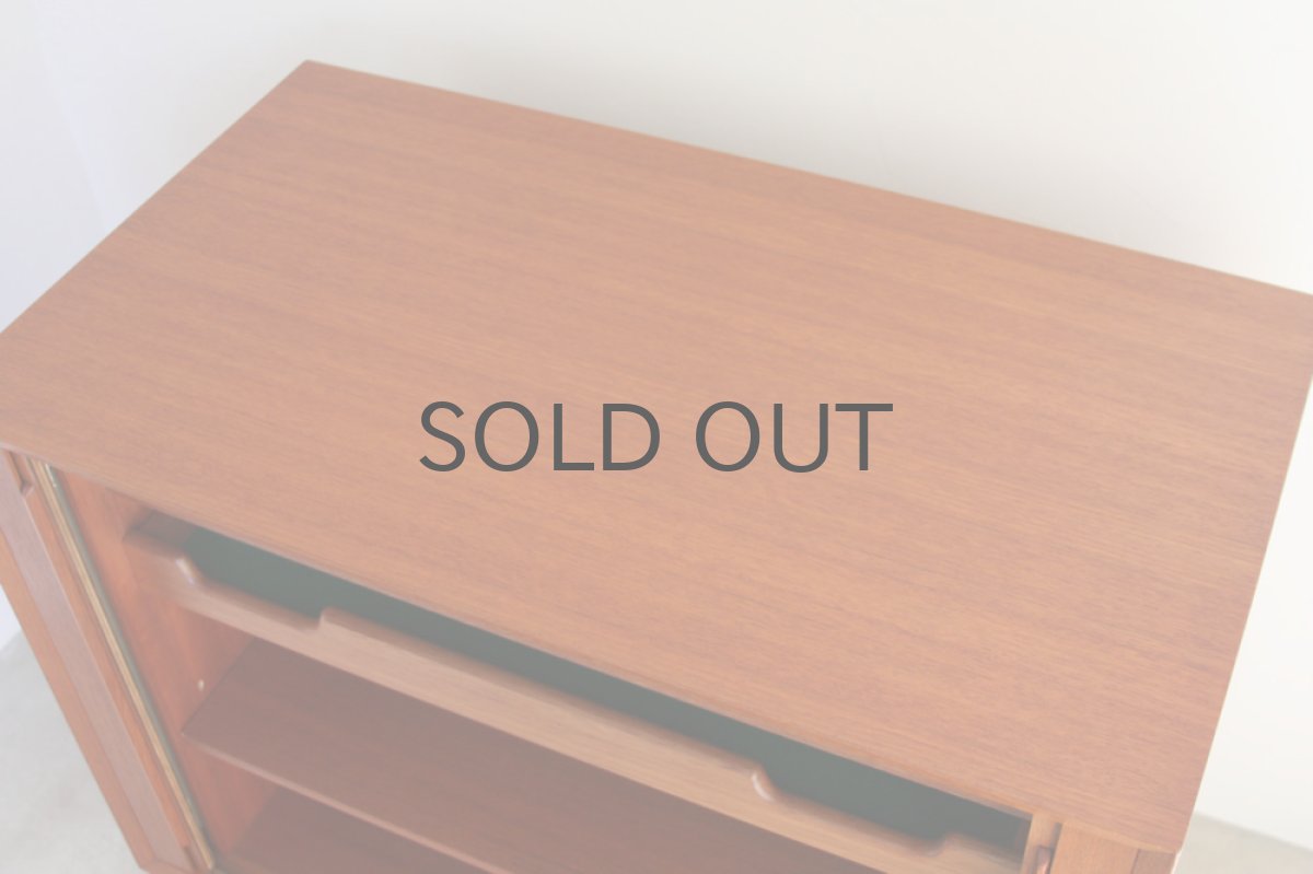 画像4: 北欧ビンテージ家具/デンマーク　キャビネット　ジャバラ　No.5 (4)