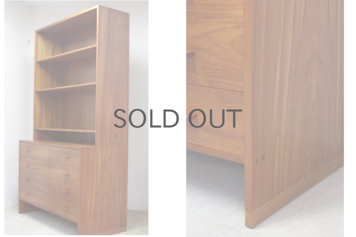 画像2: 北欧家具/Hans j Wegnerハンス J ウェグナー チーク ブックシェルフ RY17RY5 (2)