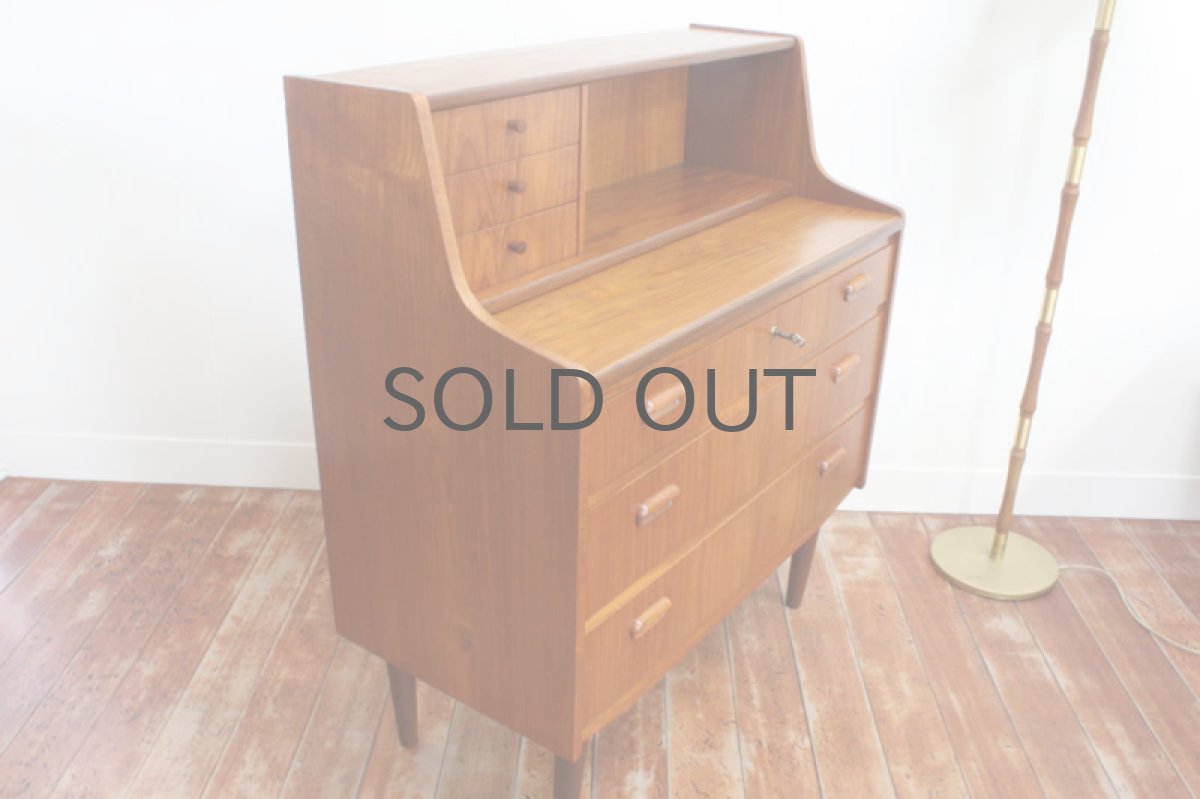 画像3: 北欧ヴィンテージ家具/デンマーク  ライティングビューロー No.2 (3)