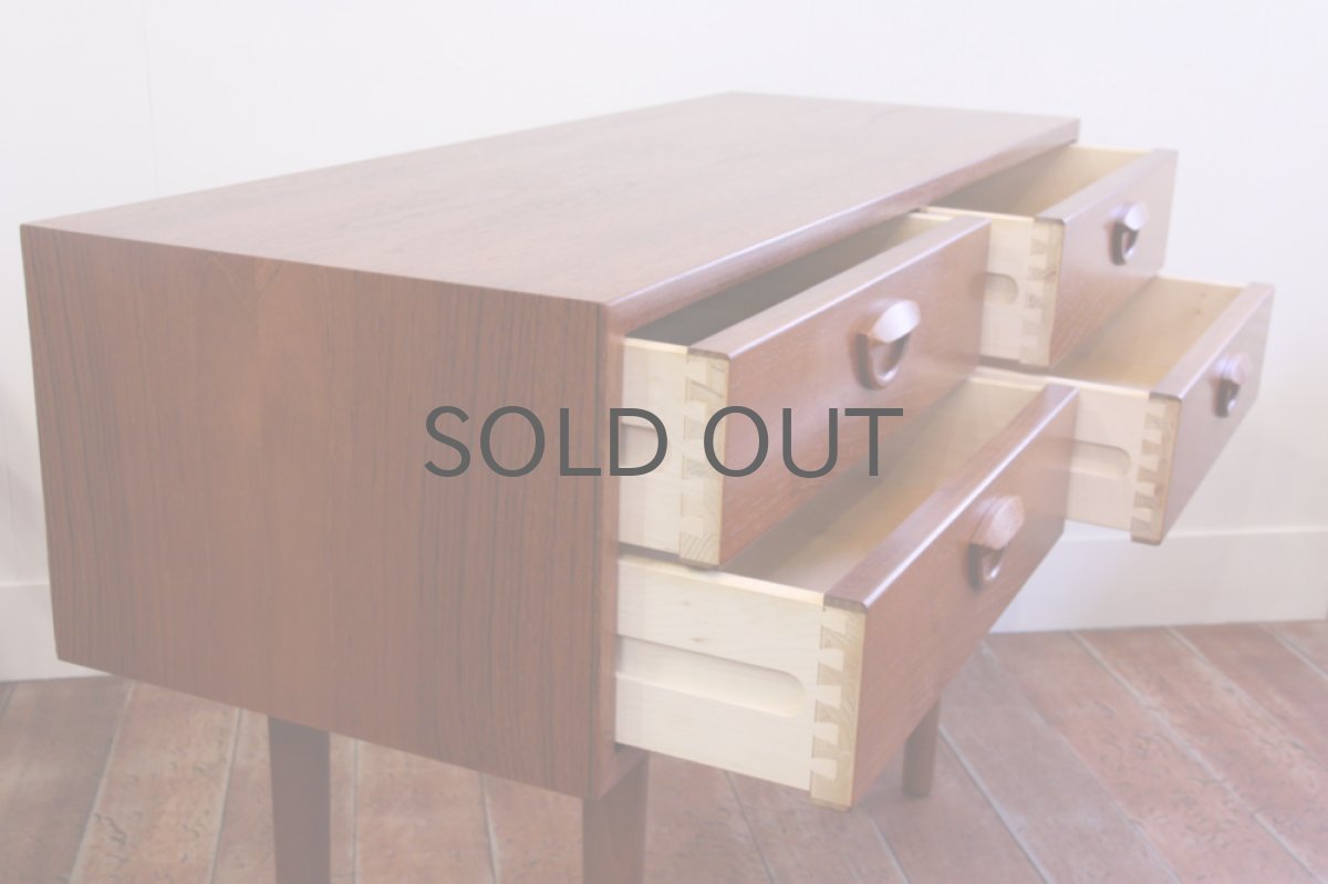 画像3: 北欧ビンテージ家具　Kai Kristiansen カイ・クリスチャンセン　　チーク2段チェスト (3)