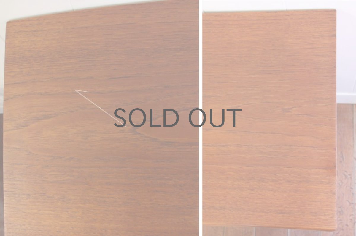 画像3: 北欧家具ビンテージ デンマーク製 チークミニキャビネット (3)