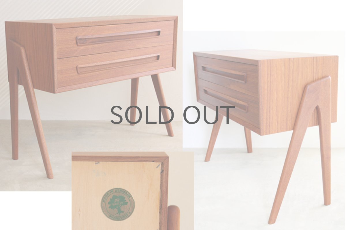 画像4: デンマーク製 AP mobler社製 チーク2段チェスト (4)