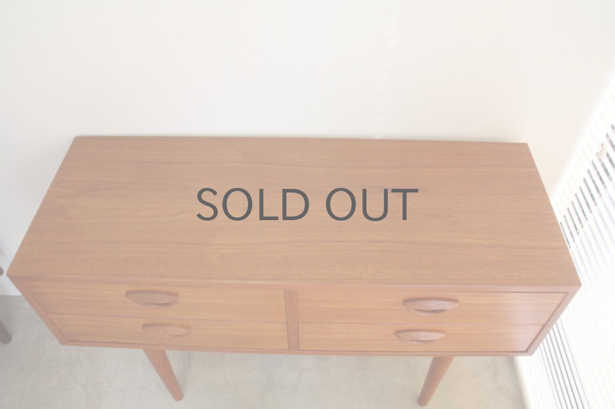 画像2: Kai Kristiansen カイ・クリスチャンセン  チーク2段チェスト (2)