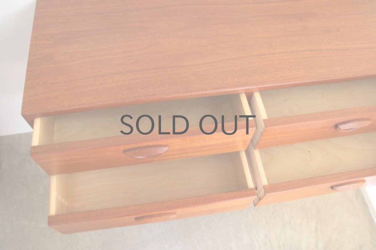 画像5: Kai Kristiansen カイ・クリスチャンセン  チーク2段チェスト (5)