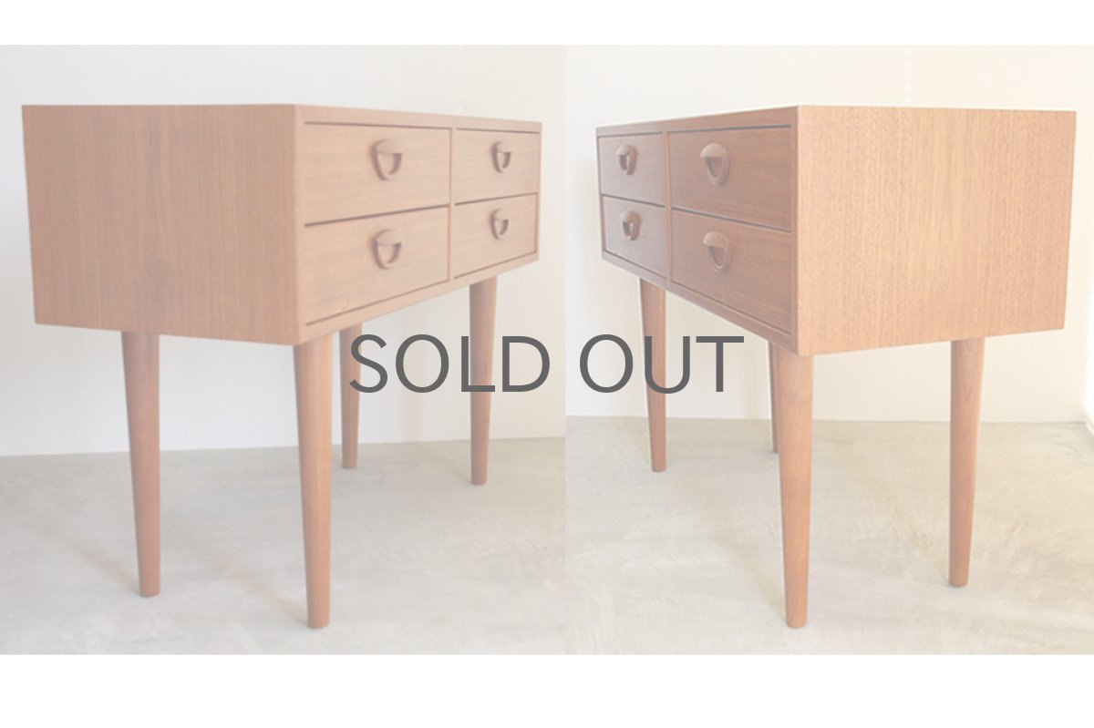 画像4: Kai Kristiansen カイ・クリスチャンセン  チーク2段チェスト (4)