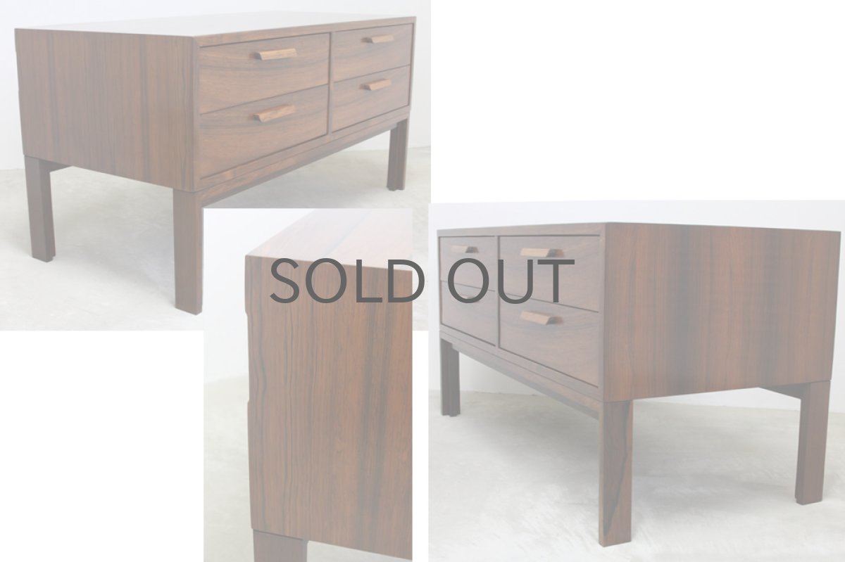 画像5: デンマーク製FM Furniture.社製　Kai Kristiansen カイ・クリスチャンセン　ローズウッド2段チェスト (5)
