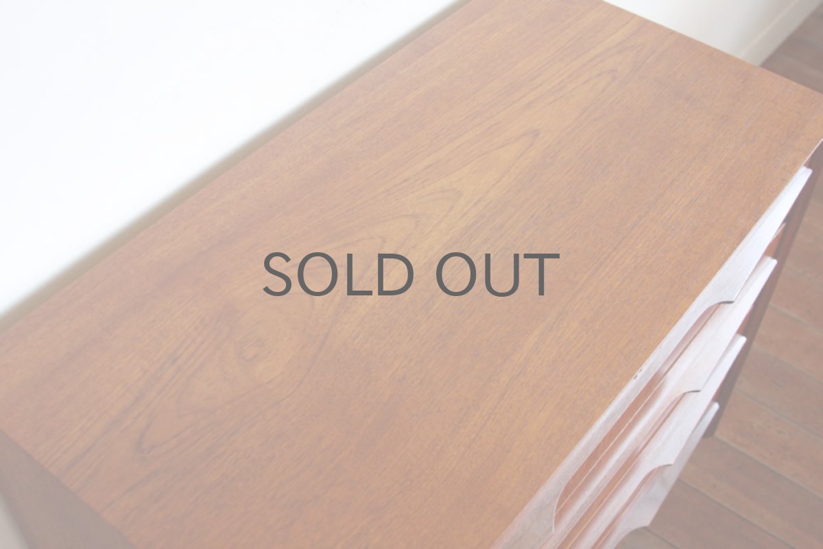 画像5: 北欧ビンテージ家具/デンマーク チェスト 4段 チーク No.2 (5)