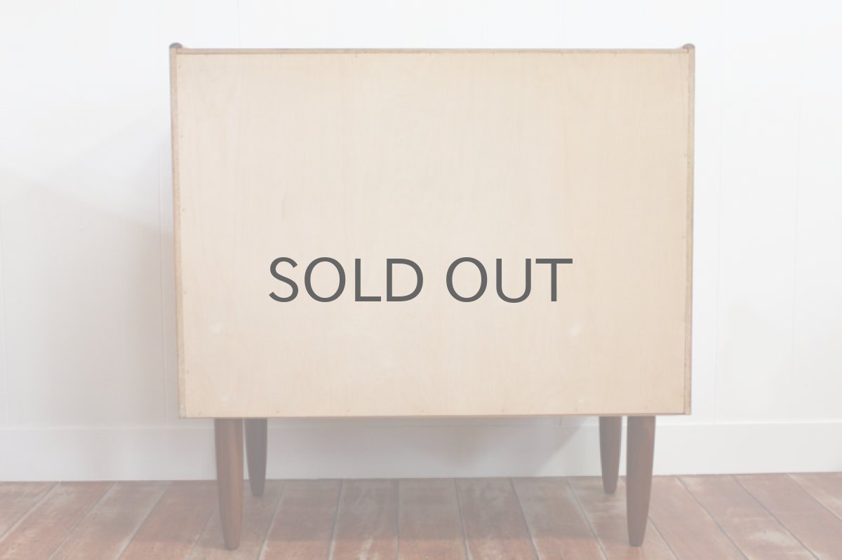 画像3: 北欧ヴィンテージ/デンマーク 4段 チークチェスト  (3)