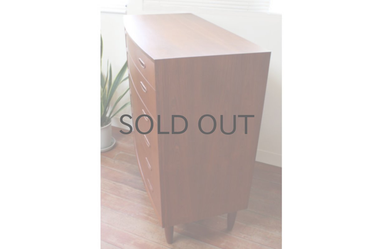 画像2: 北欧ヴィンテージ家具/デンマーク 6段 チークチェスト  (2)