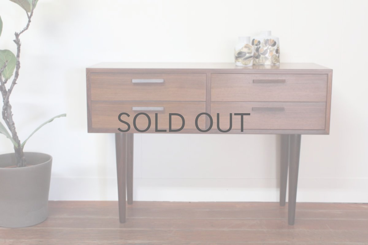 画像1: 北欧家具　Kai Kristiansen カイ・クリスチャンセン　Rosewood Chest　ローズウッド2段チェスト (1)