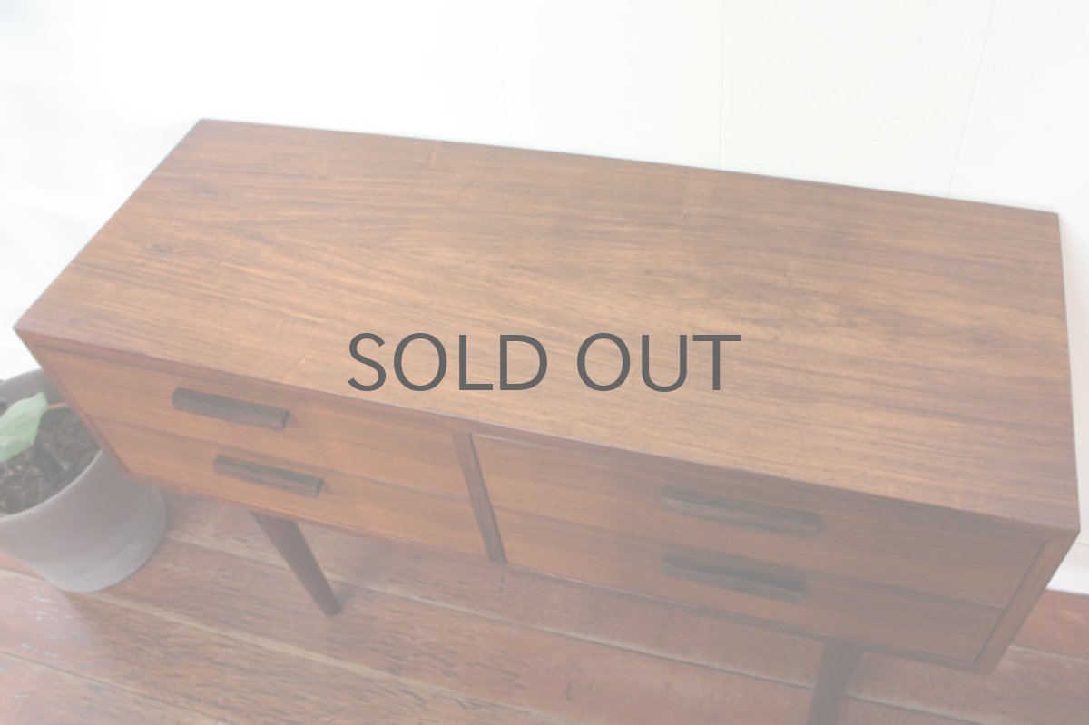 画像5: 北欧家具 Kai Kristiansen カイ・クリスチャンセン Rosewood Chest ローズウッド2段チェスト (5)