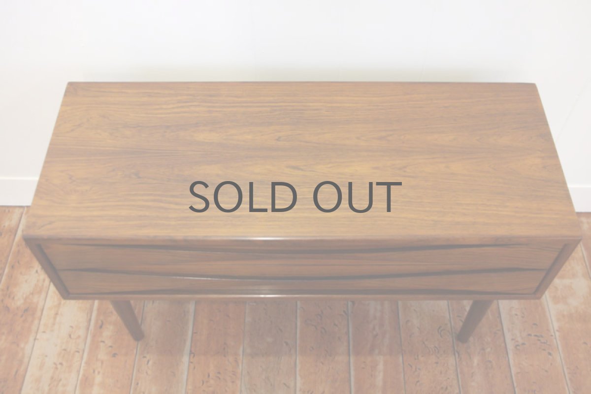 画像3: 北欧家具 Arne Vodderアルネボッター ローズウッド2段チェスト (3)