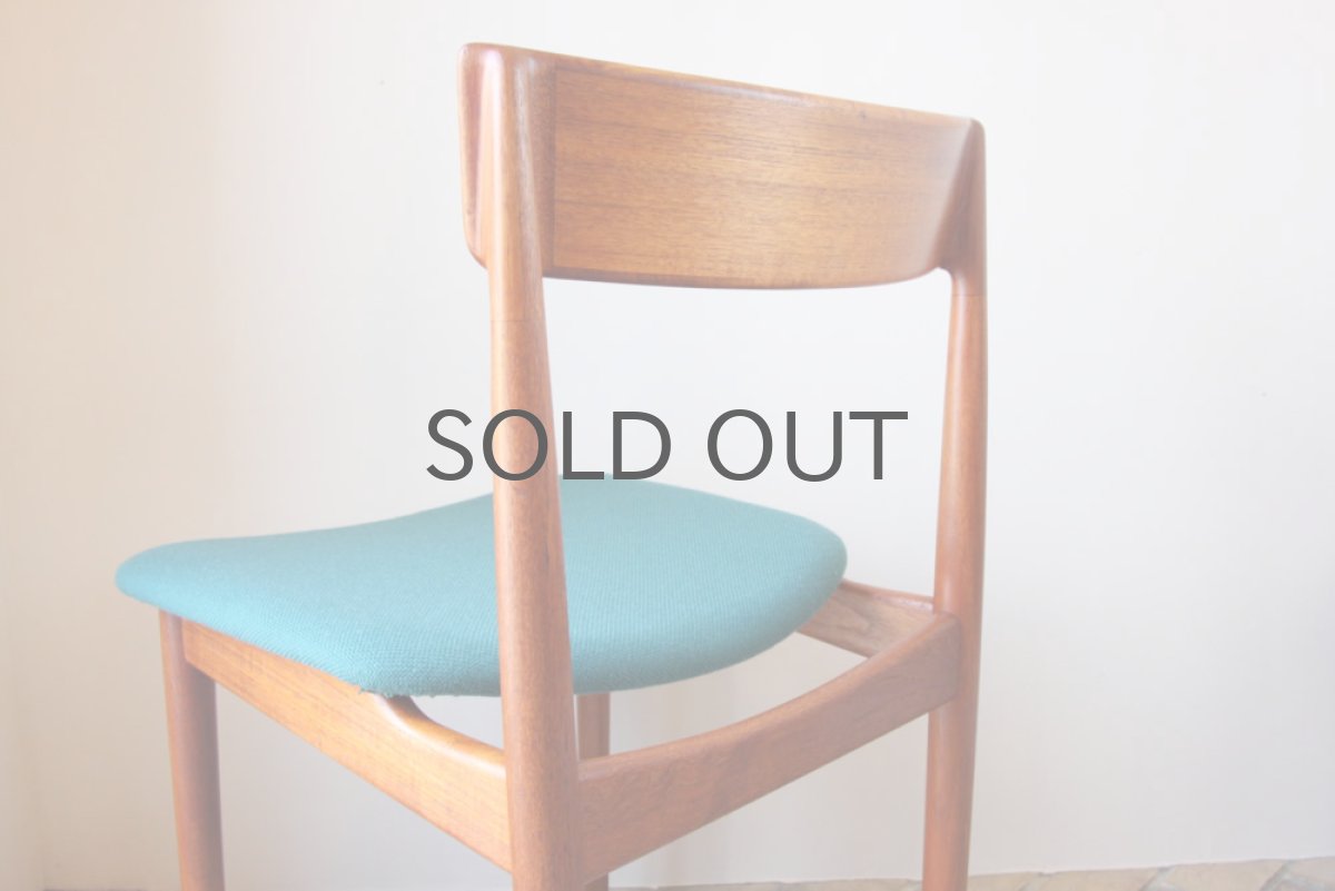 画像3: 北欧ヴィンテージ/デンマーク製 Henry Rosengren Hansen ダイニングチェア チーク (3)