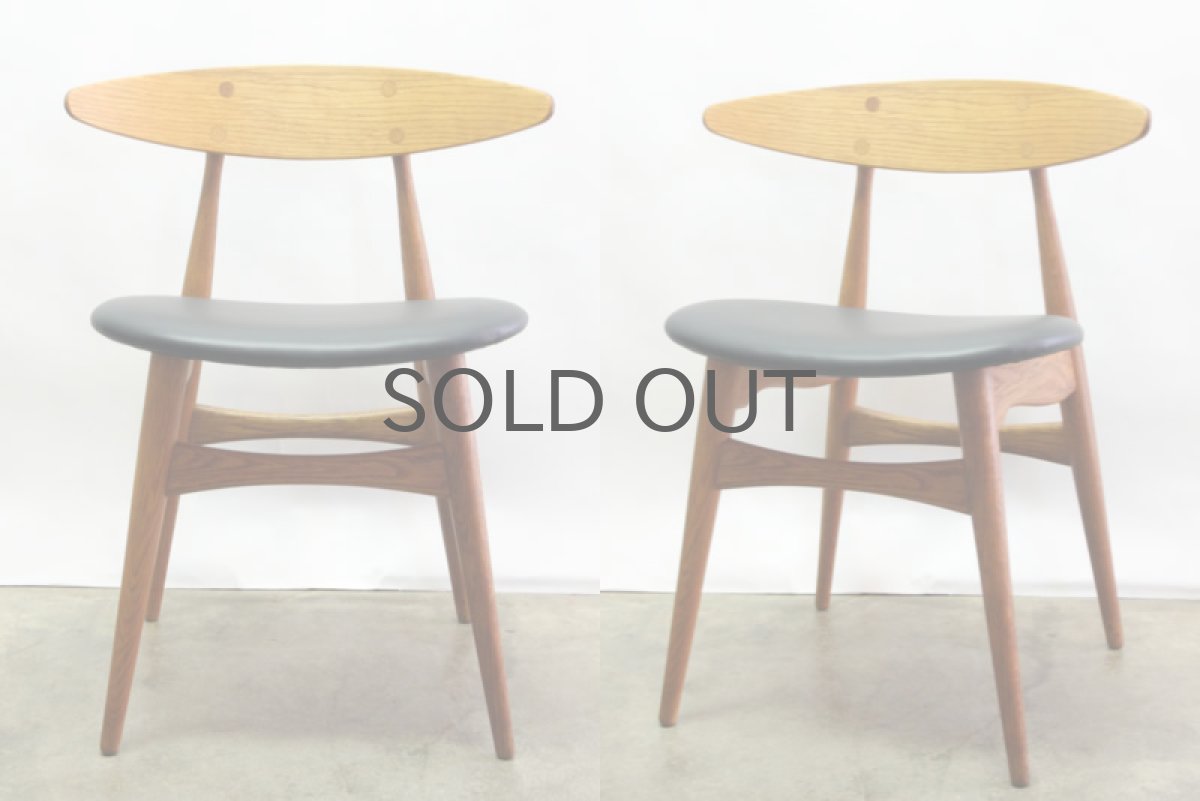 画像2: 北欧ビンテージ家具/ハンス J ウェグナー CH33ダイニングチェアー (2)