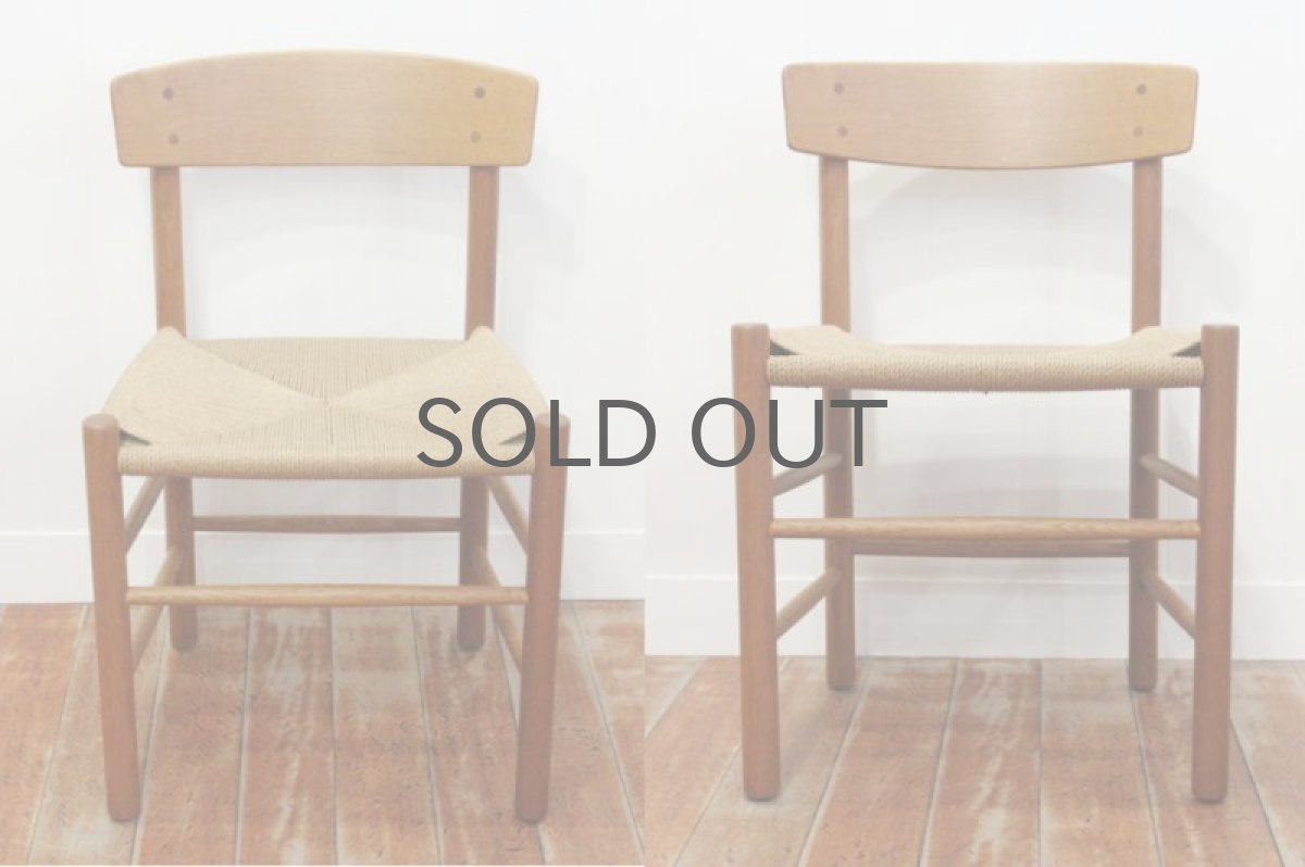 画像3: 北欧ヴィンテージ/デンマーク製 Borge Mogensen J39  ダイニングチェア  (3)