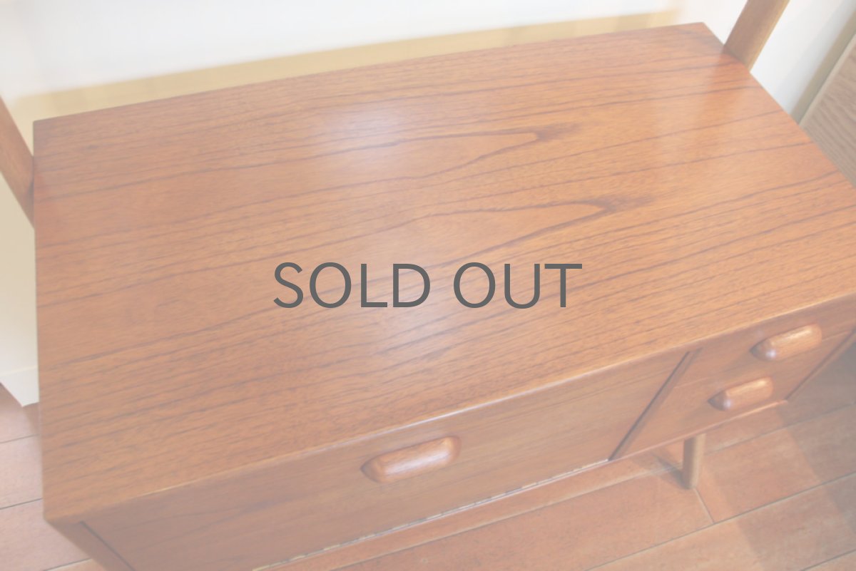 画像3: 北欧ヴィンテージ/デンマーク製 チーク×オーク ドレッサー 鏡 (3)